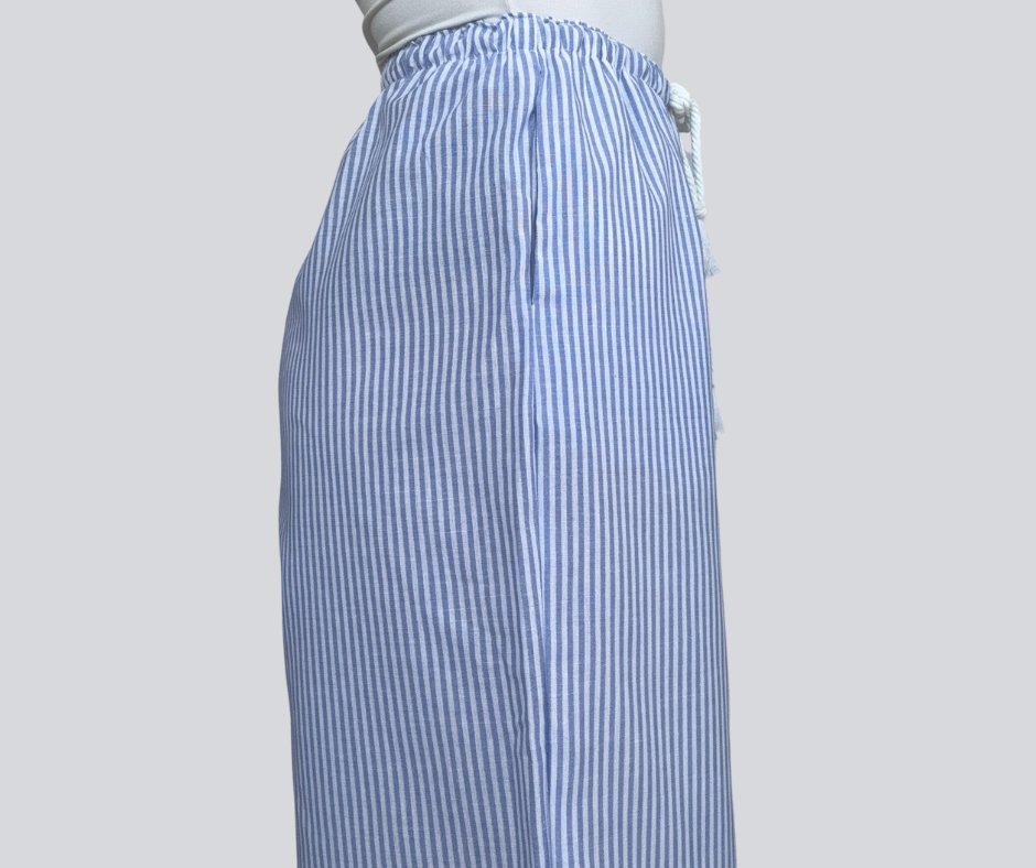 Straight Striped Pants