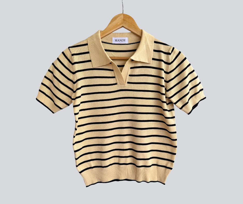 Contrast Striped Top