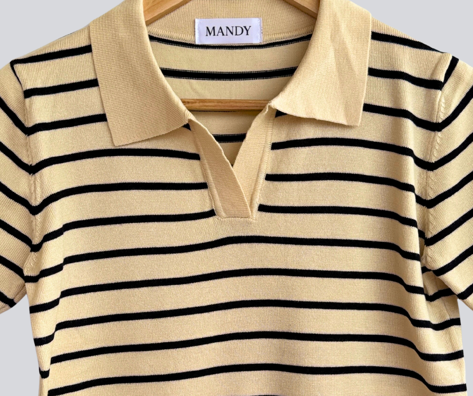 Contrast Striped Top