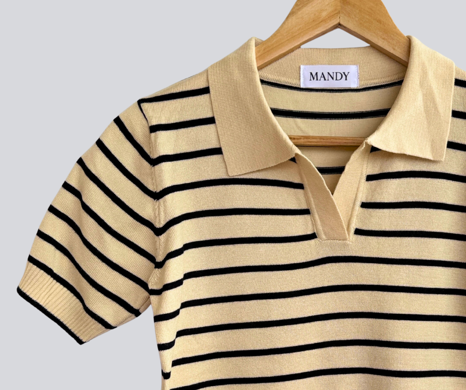 Contrast Striped Top