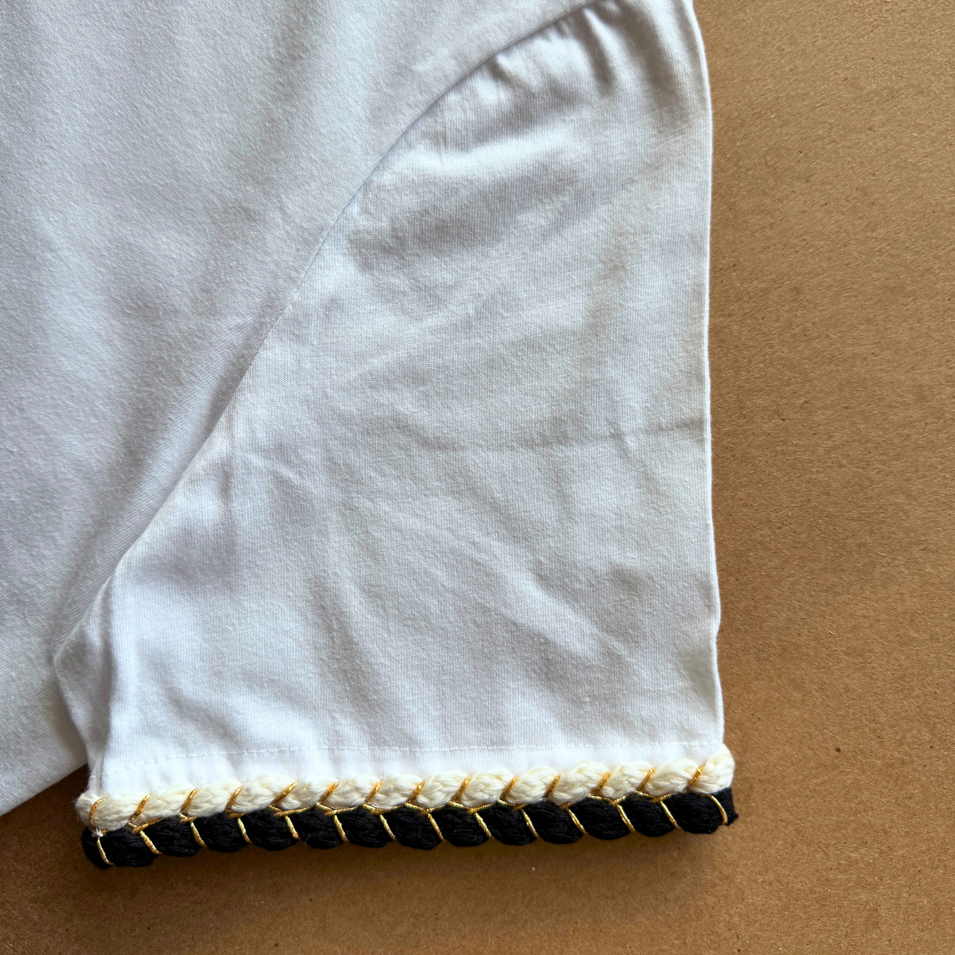 Contrast Binding T-shirt